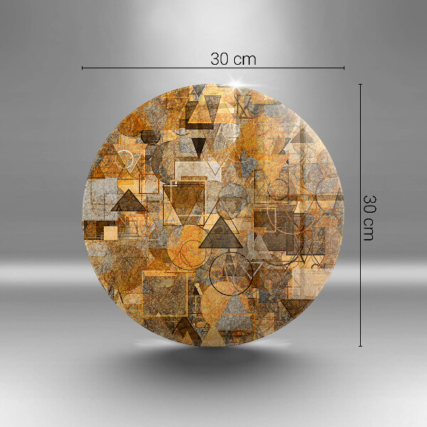 Skärbräda glas unik Seamless mönster av geometriska figurer