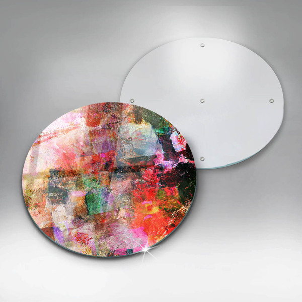 Skärbräda glas unik Måla abstraktion