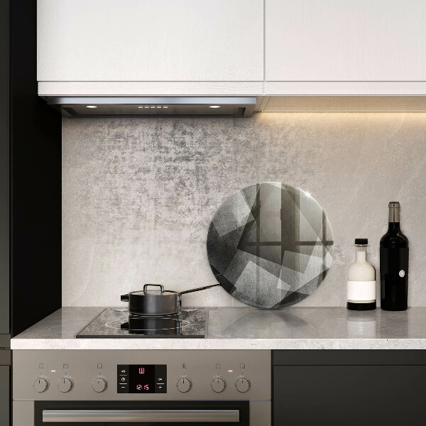 Skärbräda glas unik Geometrisk abstraktion