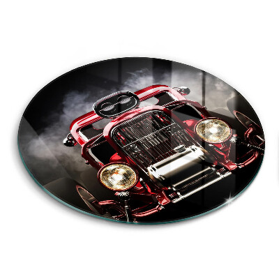 Skärbräda glas unik Gammal bil