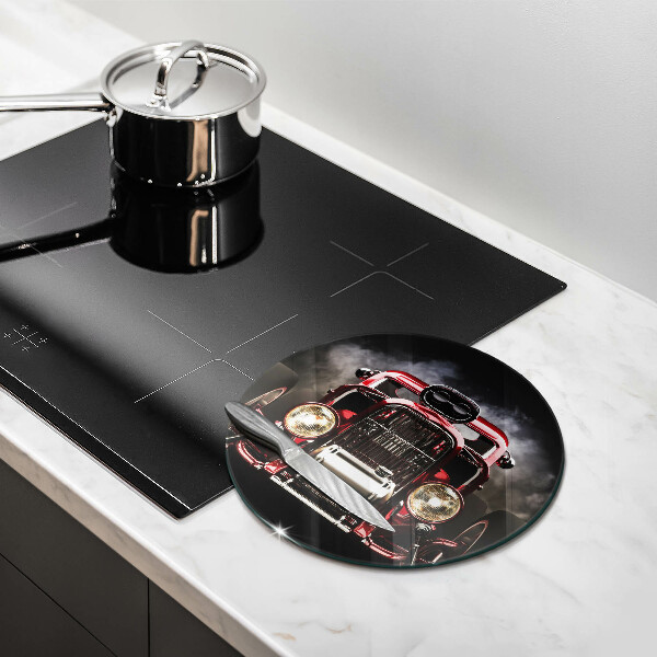 Skärbräda glas unik Gammal bil