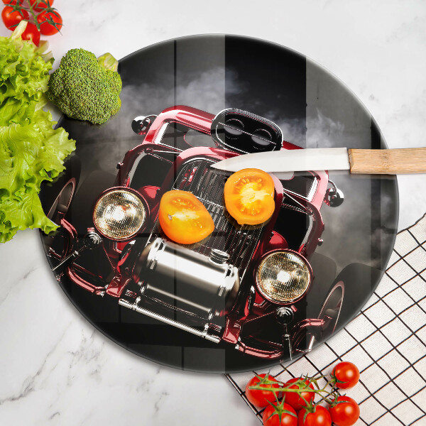 Skärbräda glas unik Gammal bil