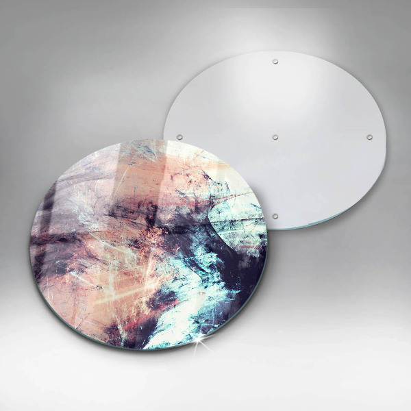 Skärbräda glas unik Målad abstraktion