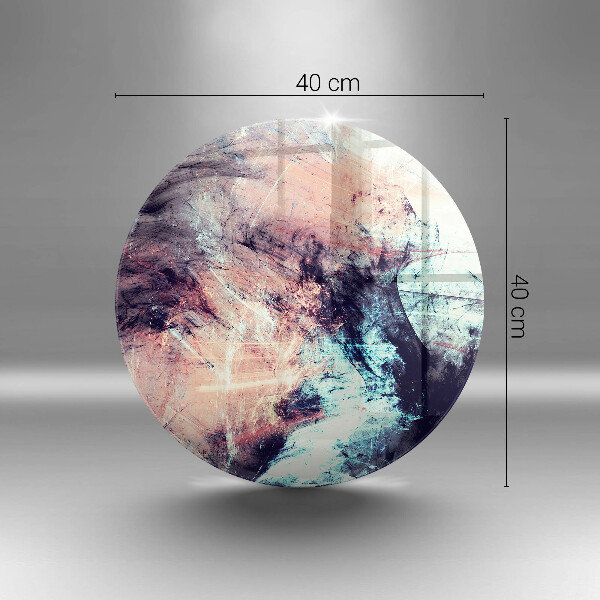Skärbräda glas unik Målad abstraktion