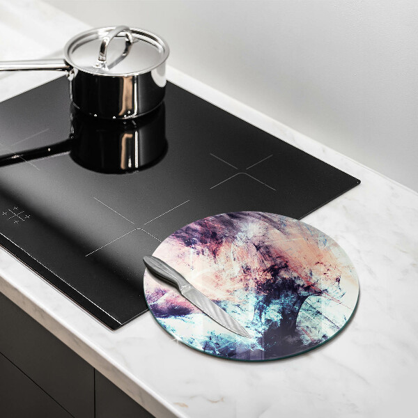 Skärbräda glas unik Målad abstraktion