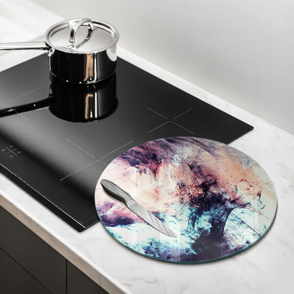 Skärbräda glas unik Målad abstraktion