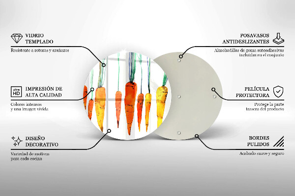Skärbräda glas unik Morot illustration