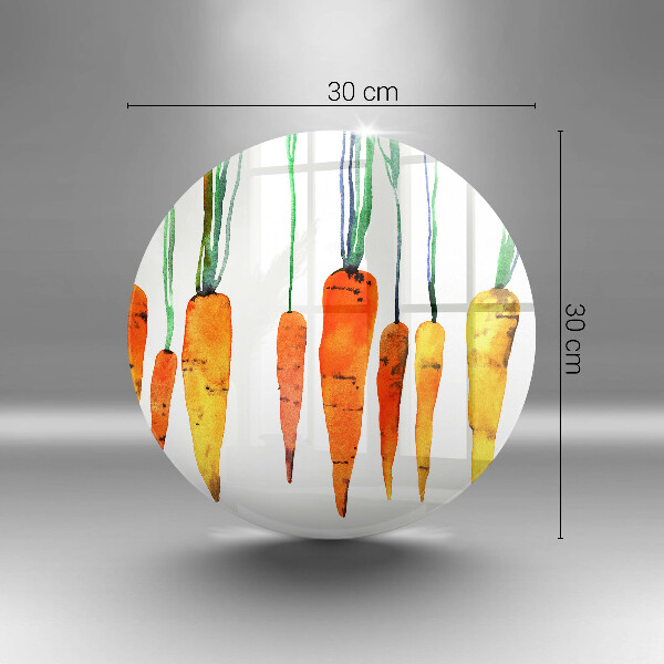Skärbräda glas unik Morot illustration