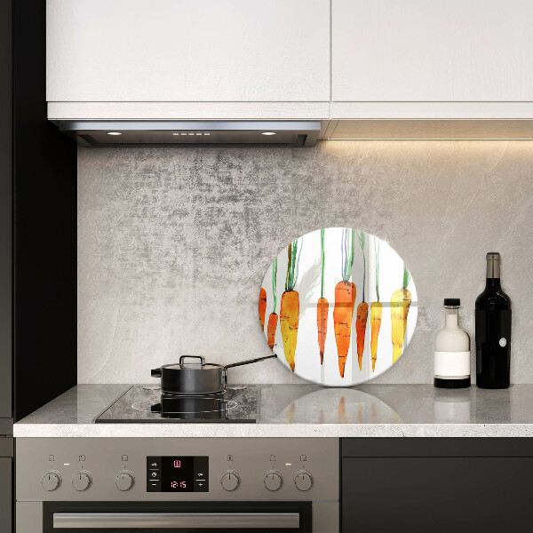 Skärbräda glas unik Morot illustration