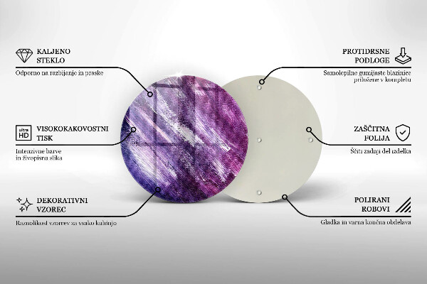 Skärbräda glas unik Måla abstraktion