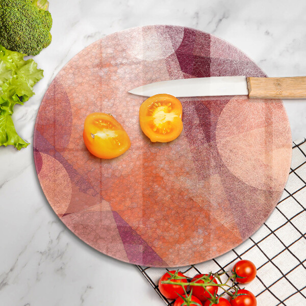 Skärbräda glas unik Abstrakt konst