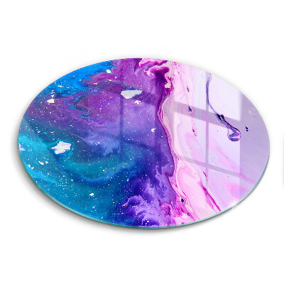 Skärbräda glas unik Abstraktionsbläck