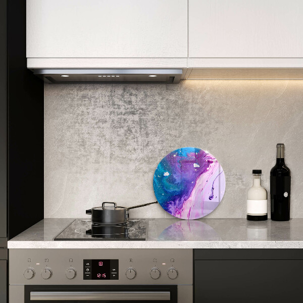 Skärbräda glas unik Abstraktionsbläck