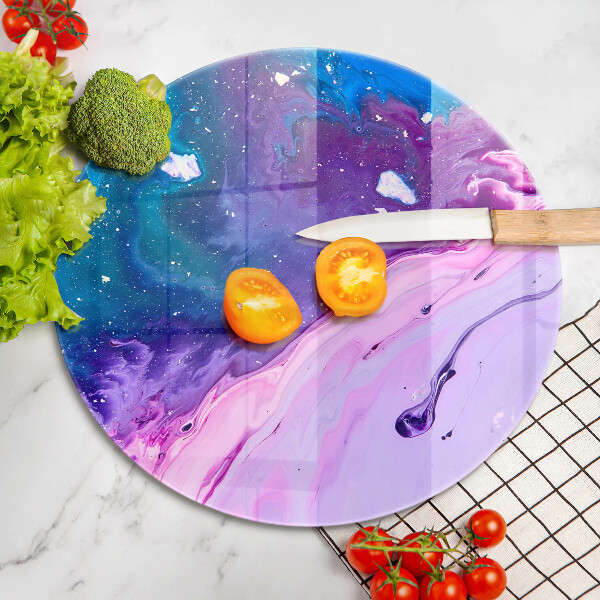 Skärbräda glas unik Abstraktionsbläck