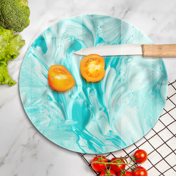 Skärbräda glas unik Abstraktionsfärger