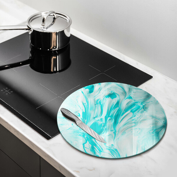 Skärbräda glas unik Abstraktionsfärger