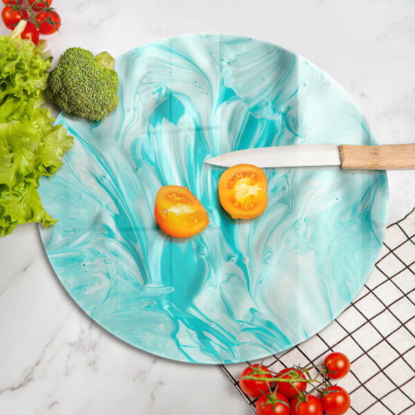 Skärbräda glas unik Abstraktionsfärger