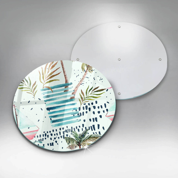 Skärbräda glas unik Semesterillustrationer