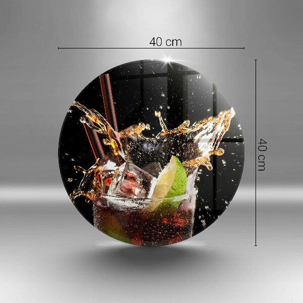 Skärbräda glas unik Drick med is