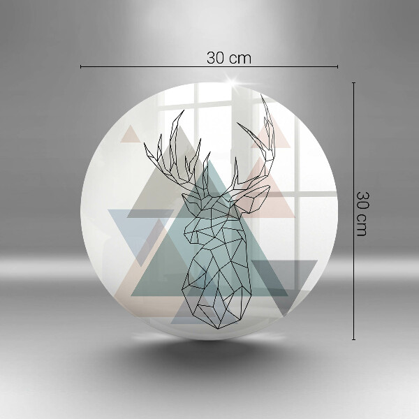 Skärbräda glas unik Abstrakt rådjur