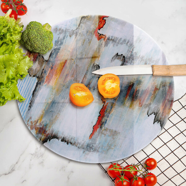 Skärbräda glas unik Abstraktionsfärger