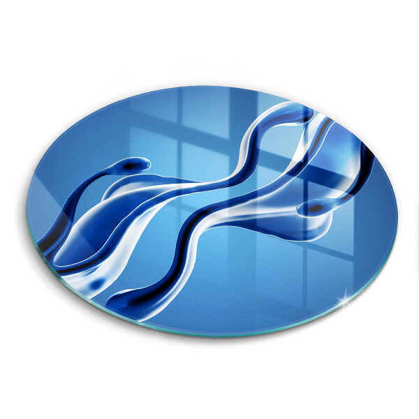 Skärbräda glas unik Vätskeabstraktion