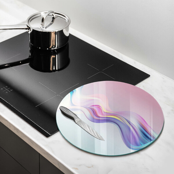 Skärbräda glas unik Pastell abstraktion