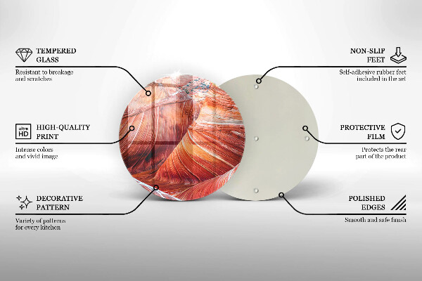 Skärbräda glas unik Grand Canyon