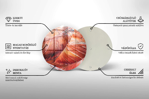 Skärbräda glas unik Grand Canyon