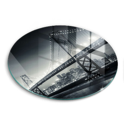 Skärbräda glas unik Benjamin Franklin Bridge