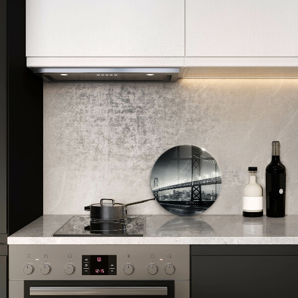 Skärbräda glas unik Benjamin Franklin Bridge