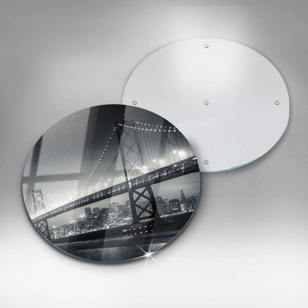 Skärbräda glas unik Benjamin Franklin Bridge