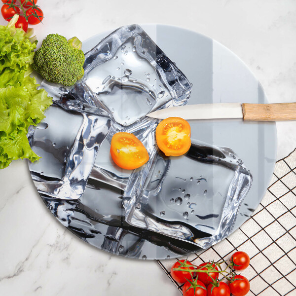 Skärbräda glas unik Isbitar