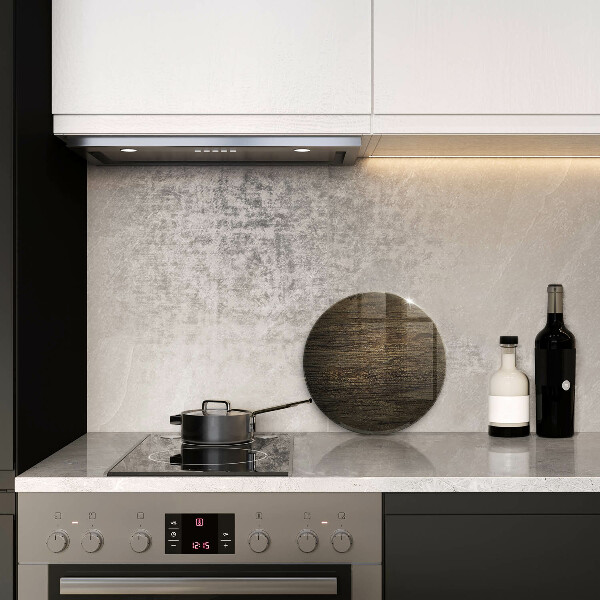 Skärbräda glas unik Trä bark textur