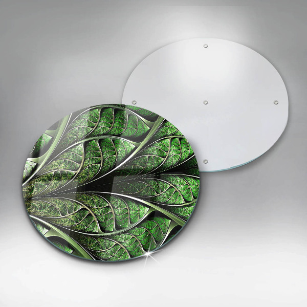 Skärbräda glas unik Bladvenstruktur