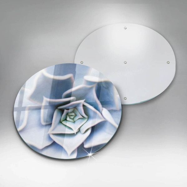 Skärbräda glas unik Blomma växt