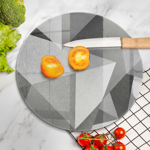 Skärbräda glas unik Konkret skarp abstraktion