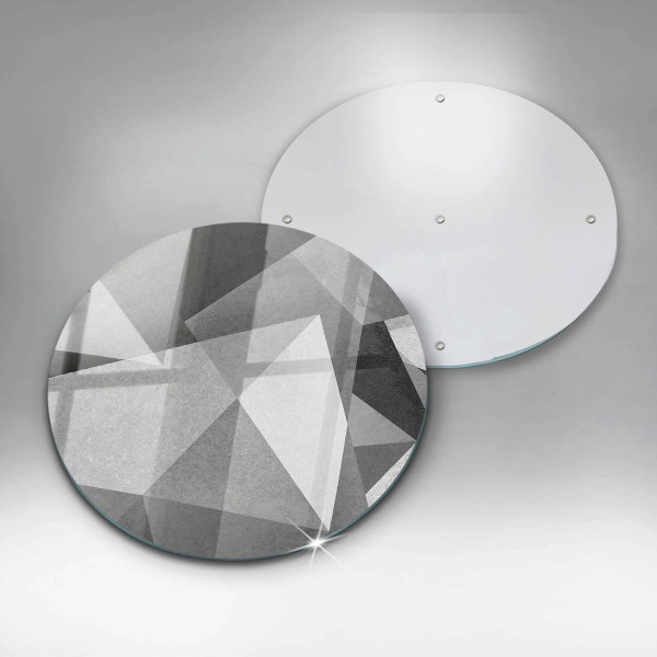 Skärbräda glas unik Konkret skarp abstraktion