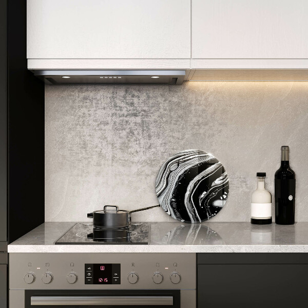 Skärbräda glas unik Bläckabstraktion