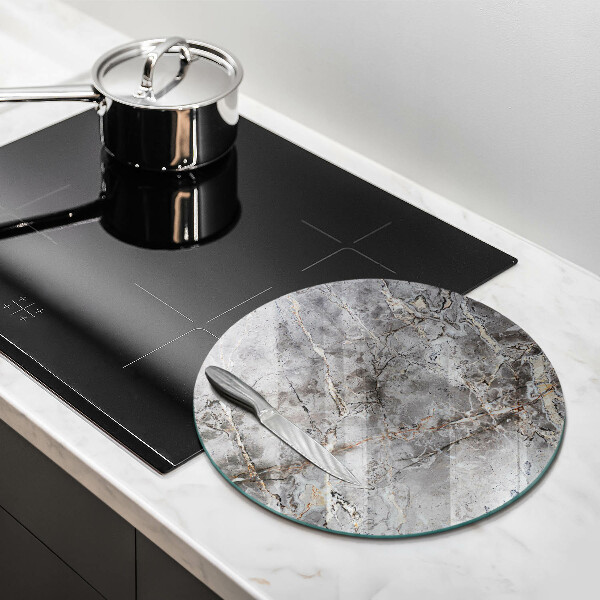 Skärbräda glas unik Sten textur