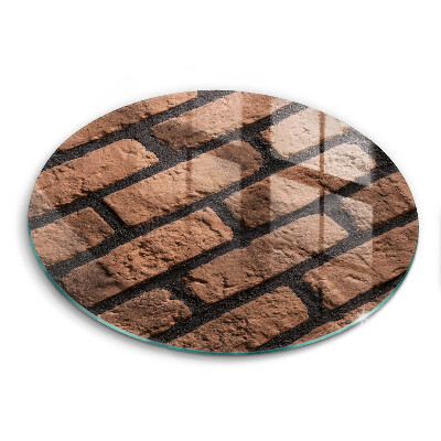 Skärbräda glas unik Tegelvägg