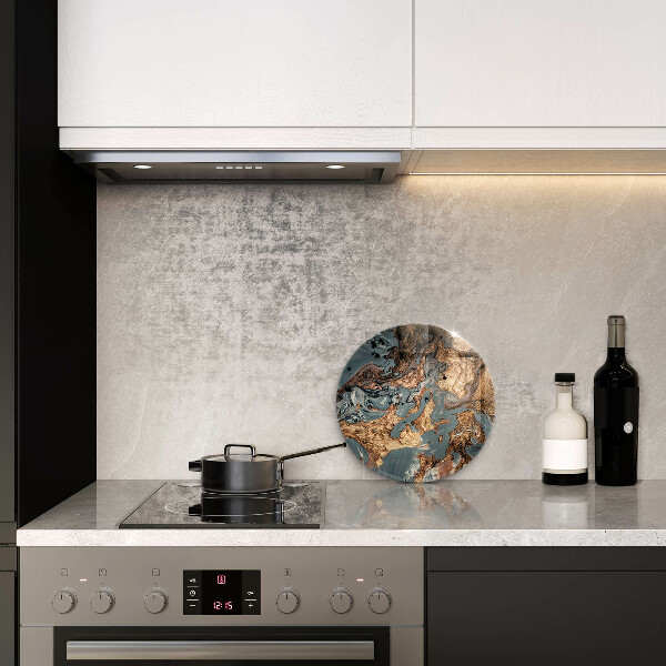 Skärbräda glas unik Gyllene stenstruktur