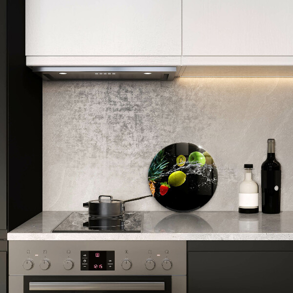 Skärbräda glas unik Frukt i vatten