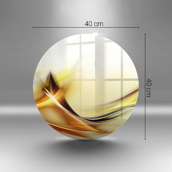 Skärbräda glas unik Abstrakta linjer av ljus