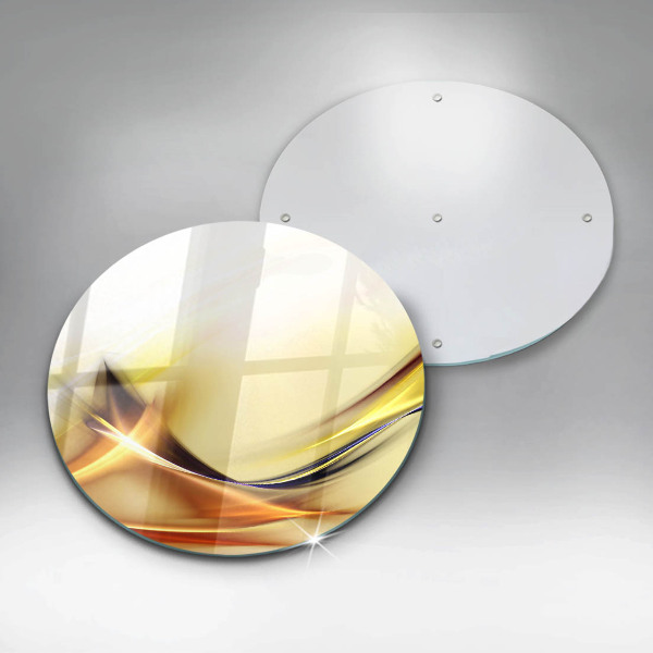 Skärbräda glas unik Abstrakta linjer av ljus