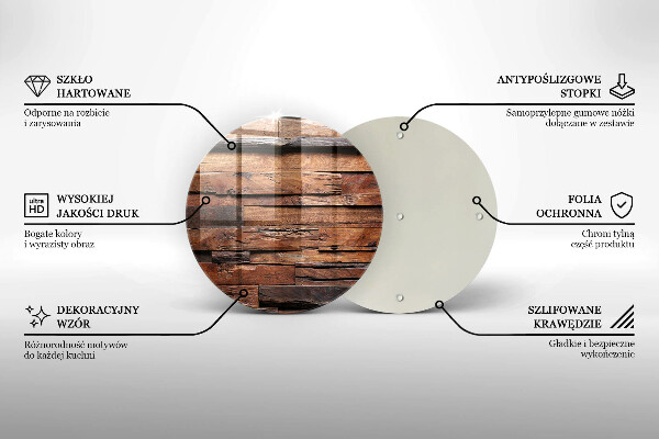 Skärbräda glas unik Dekorativa träskivor
