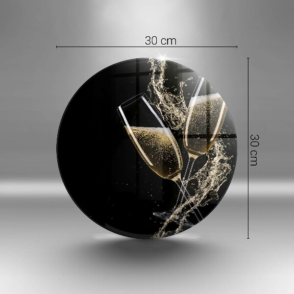 Skärbräda glas unik Glas champagne