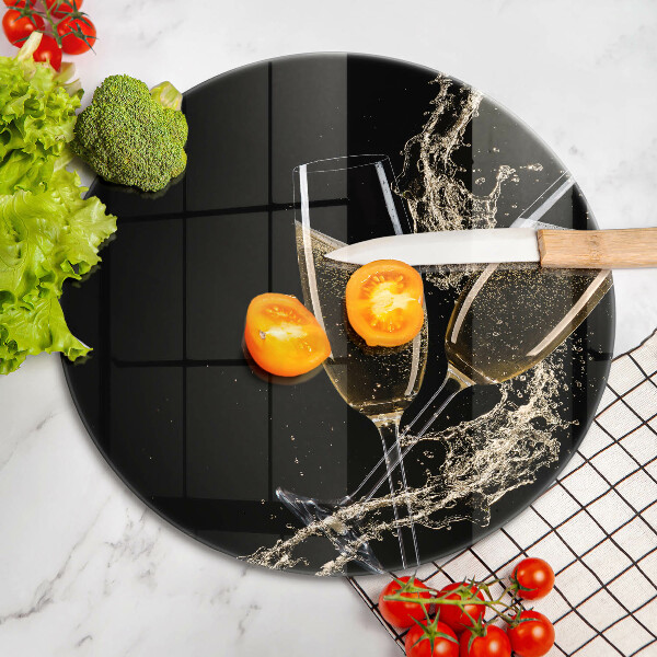 Skärbräda glas unik Glas champagne