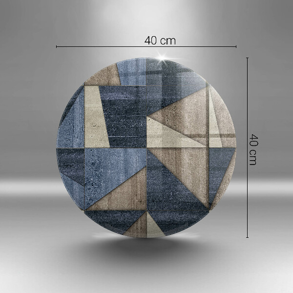 Skärbräda glas unik Geometrisk abstraktion