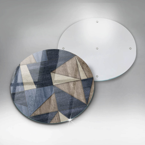 Skärbräda glas unik Geometrisk abstraktion